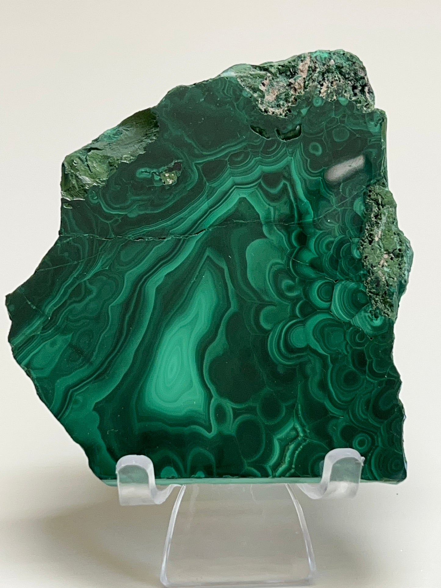 High  quality Malachite slab with beautiful green colors