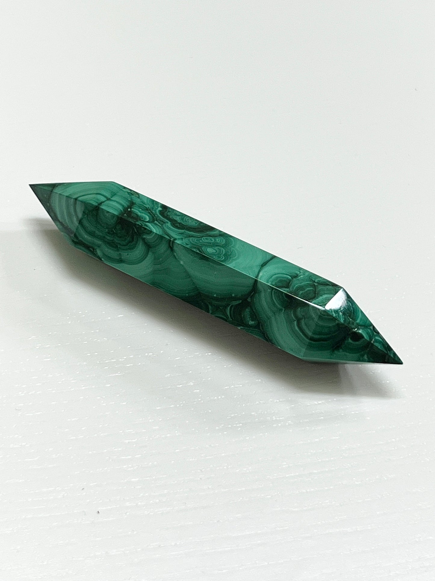 High quality natural Malachite DT wand - healing crystals, High Grade Malachite Double Terminated Points/Wands