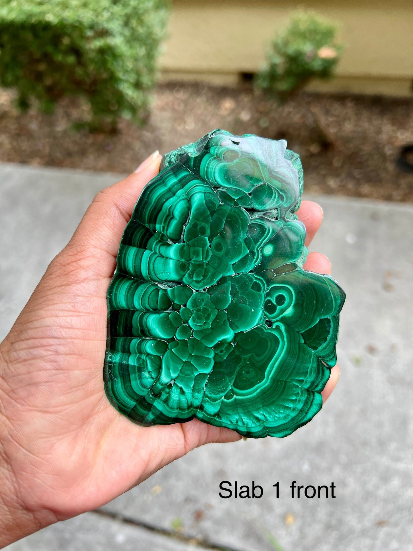 Large Malachite freeform pair| A pair of Free Form Malachite | Malachite Slab pair