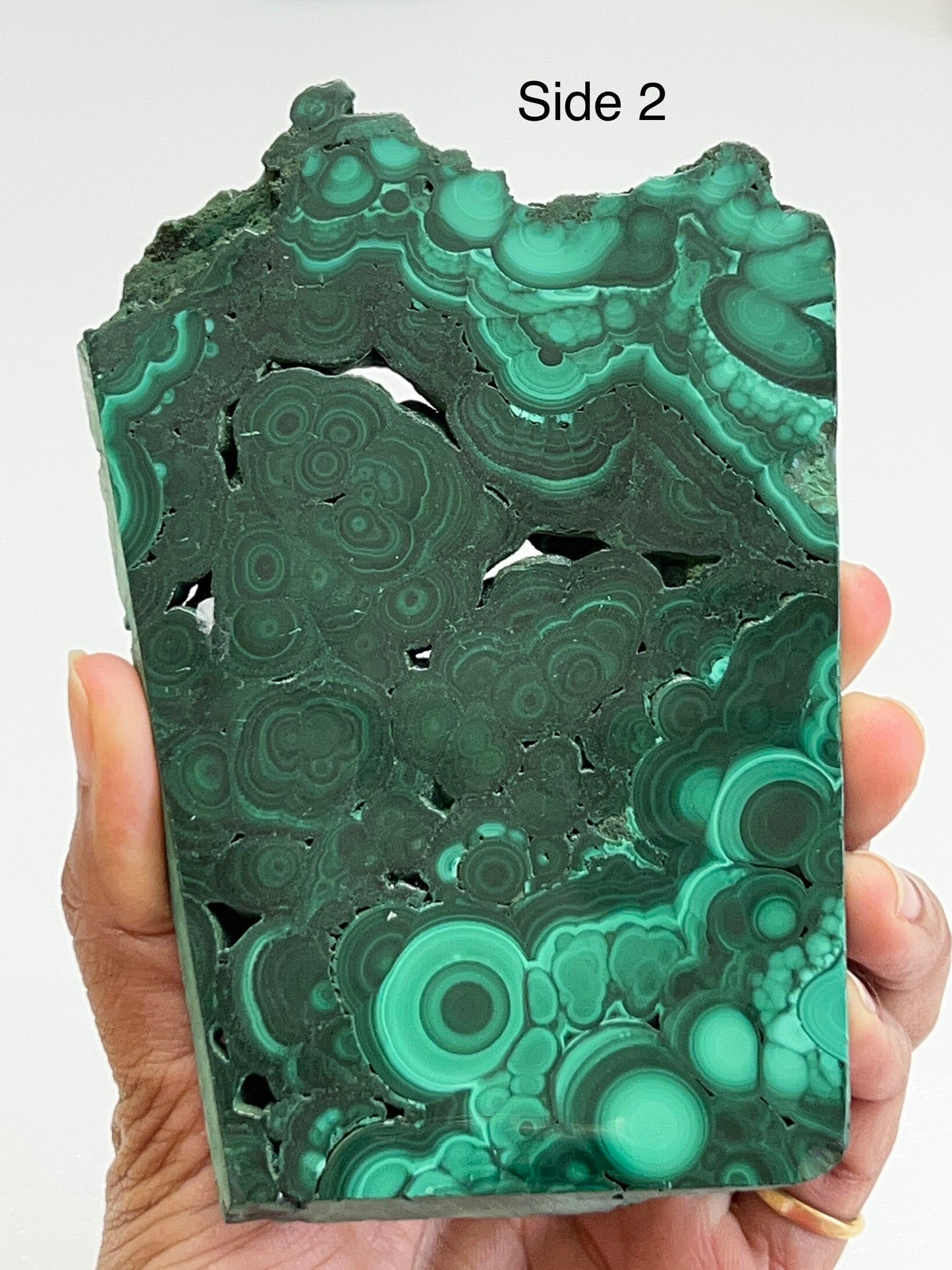 High quality Malachite slab | Malachite freeform slab