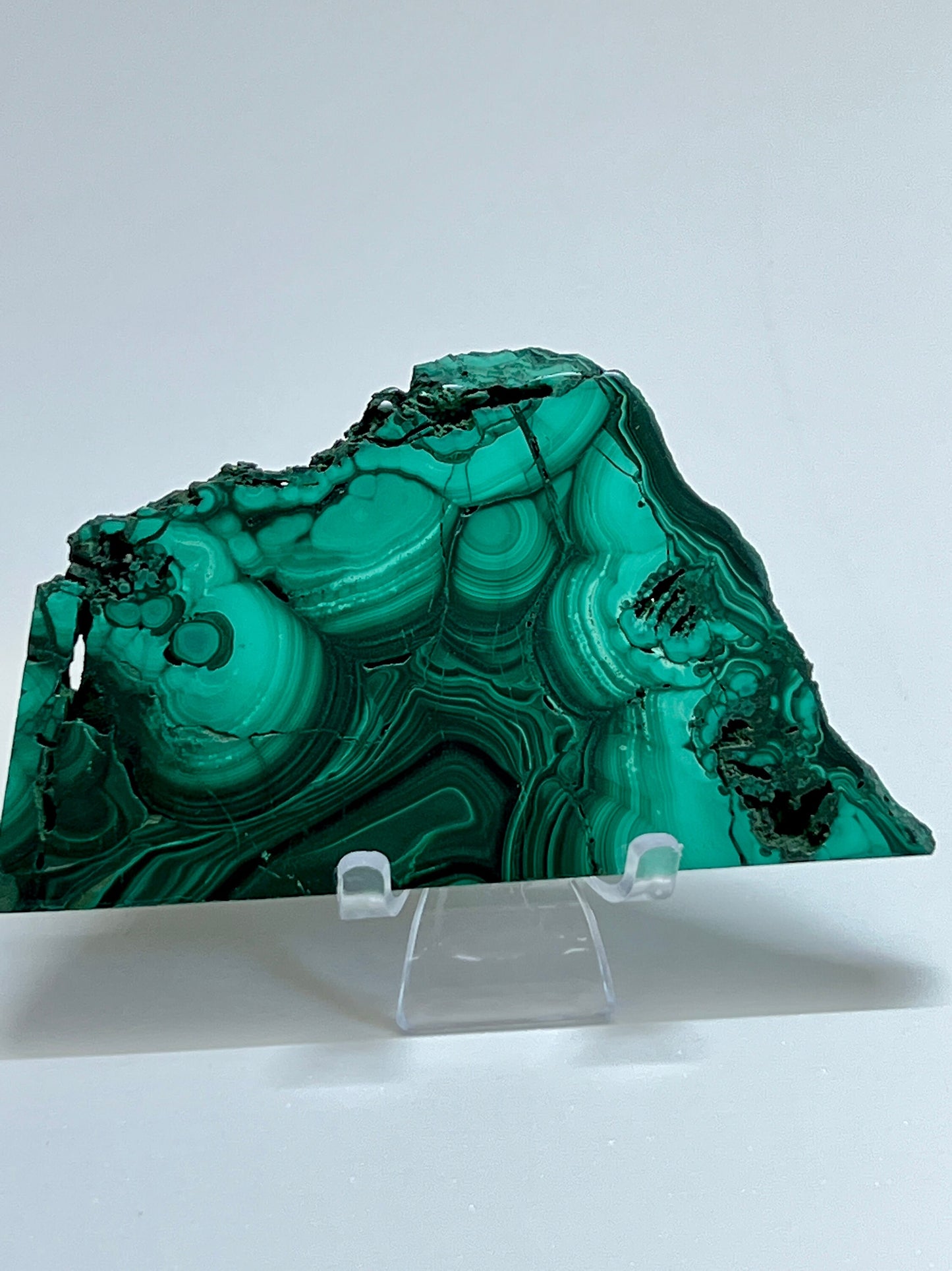 Malachite slab