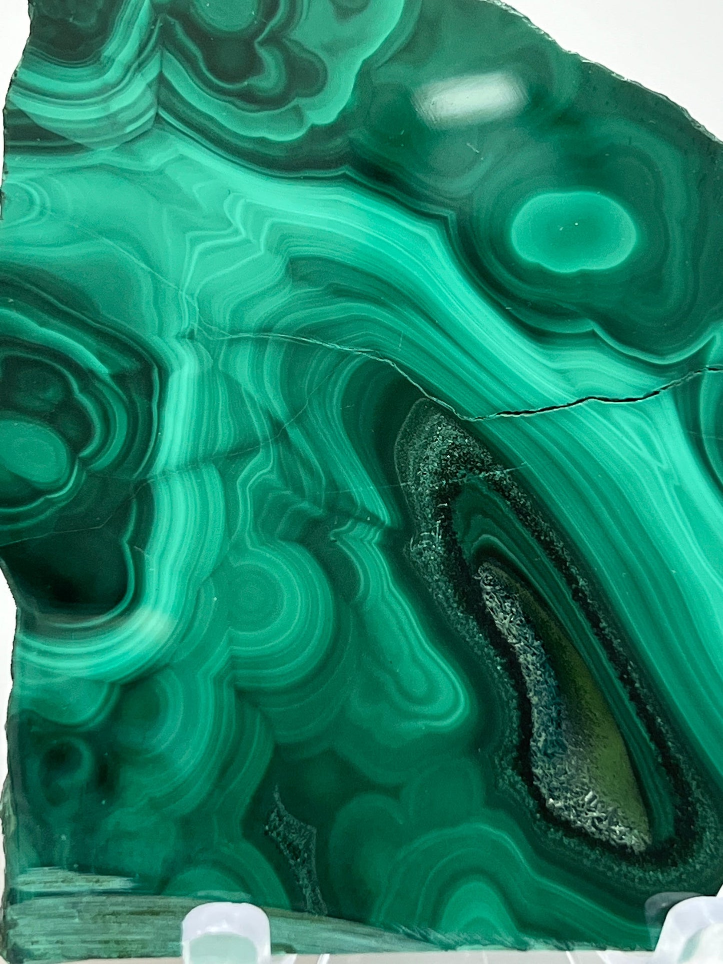 High  quality Malachite slab with beautiful green colors