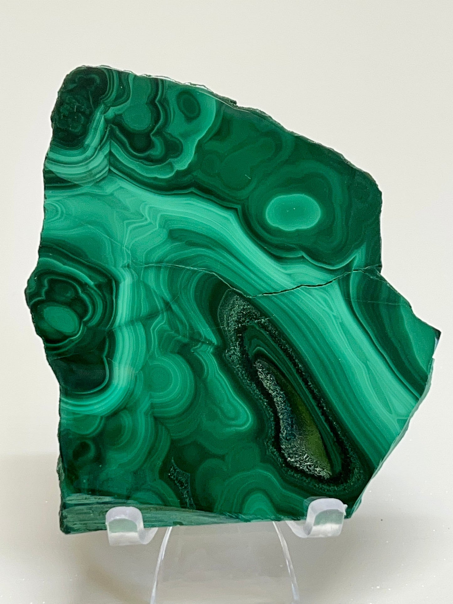 High  quality Malachite slab with beautiful green colors