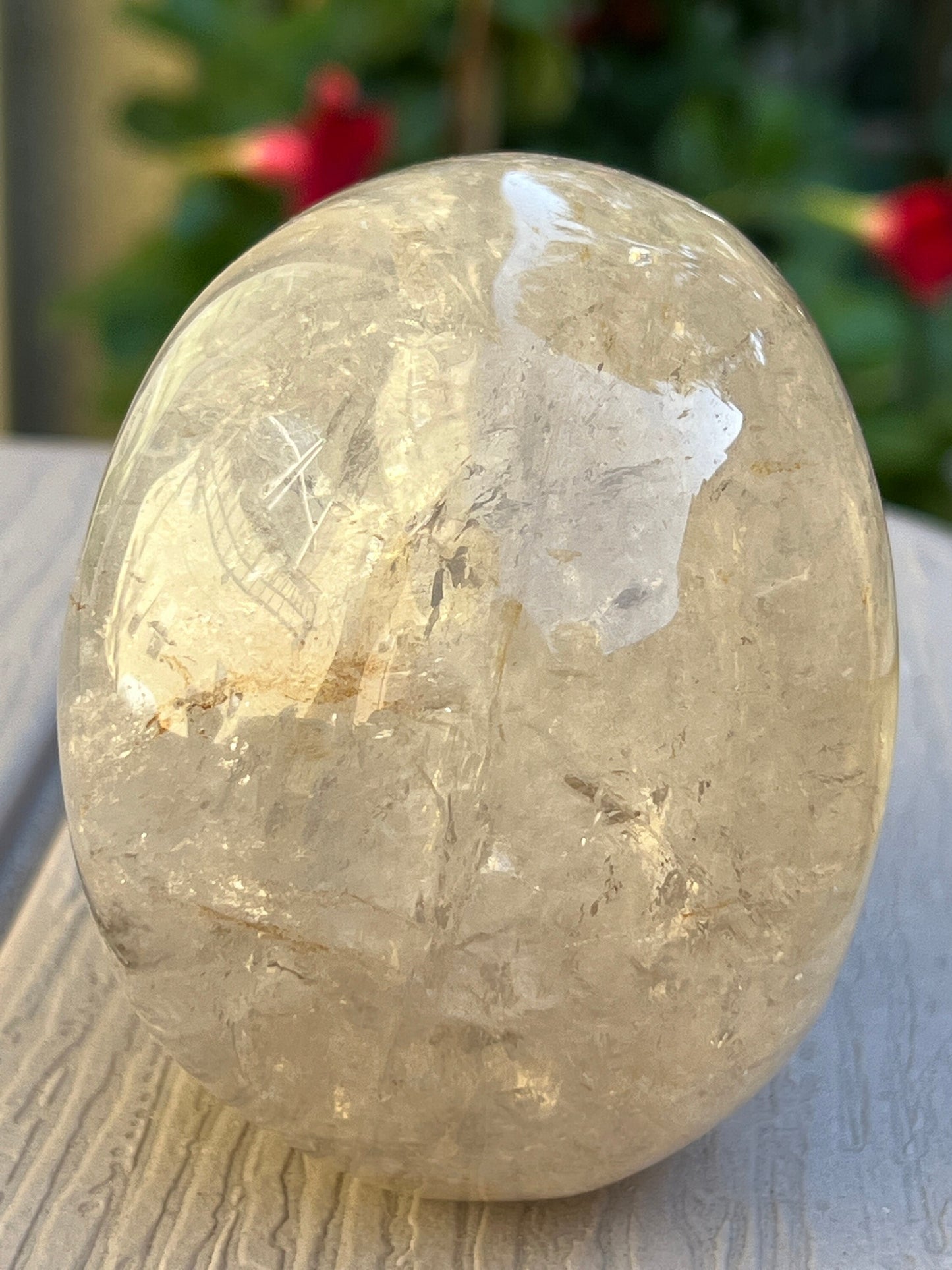 Beautiful high quality clear quartz skull