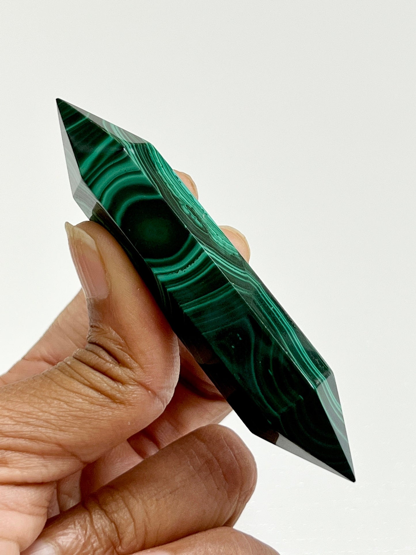 High quality Natural Malachite DT wand