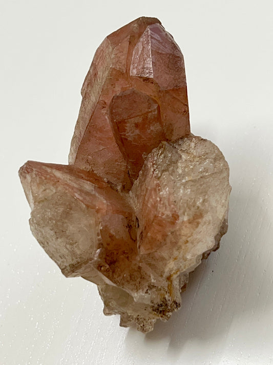 Dreamcoat Lithium Lemurian cluster, Lithium Lemurian, Pink Lithium cluster, Scarlet Temple Lemurian