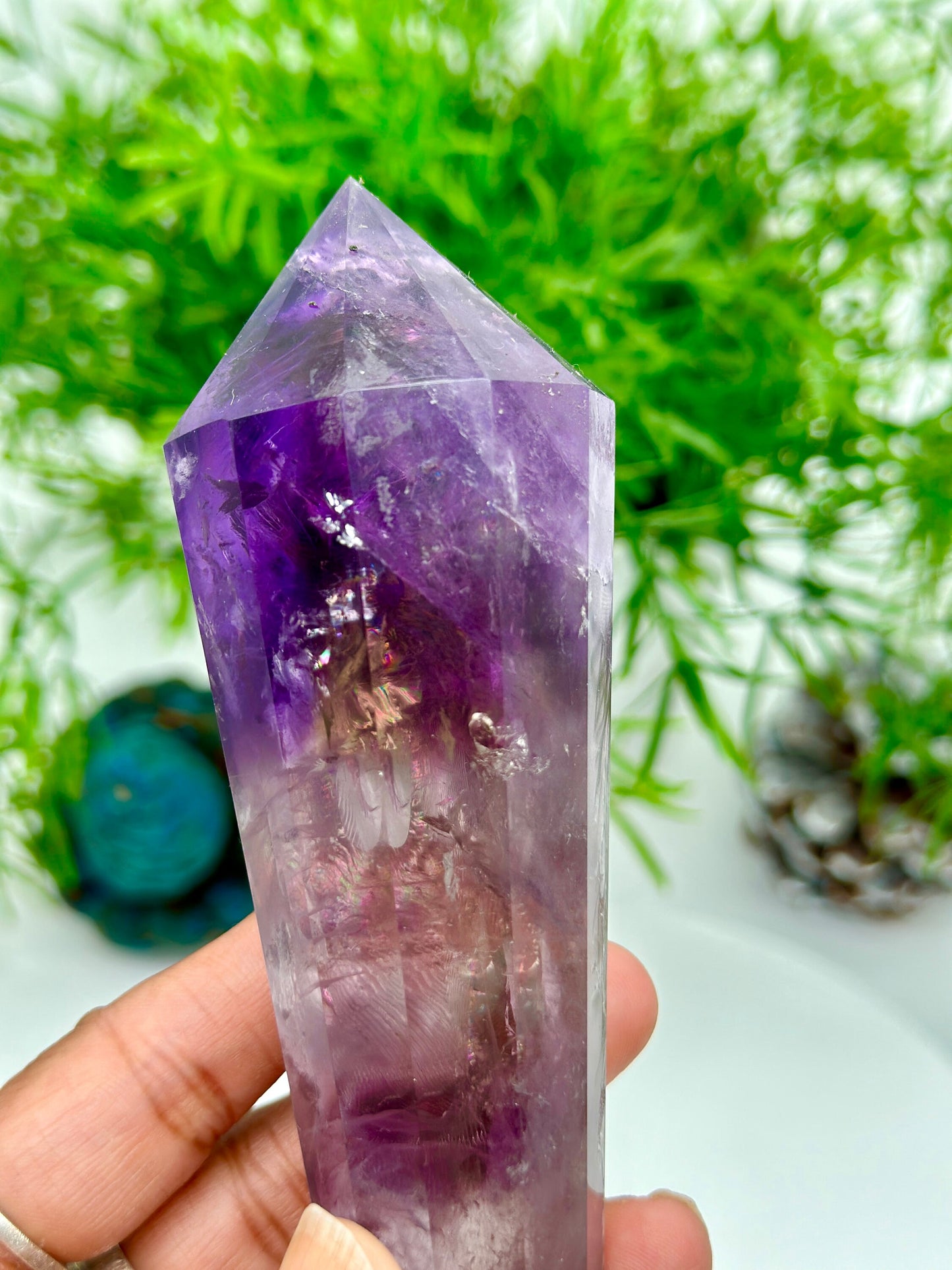 Amethyst Vogel, Amethyst wand, Amethyst DT For Detoxification & Healing