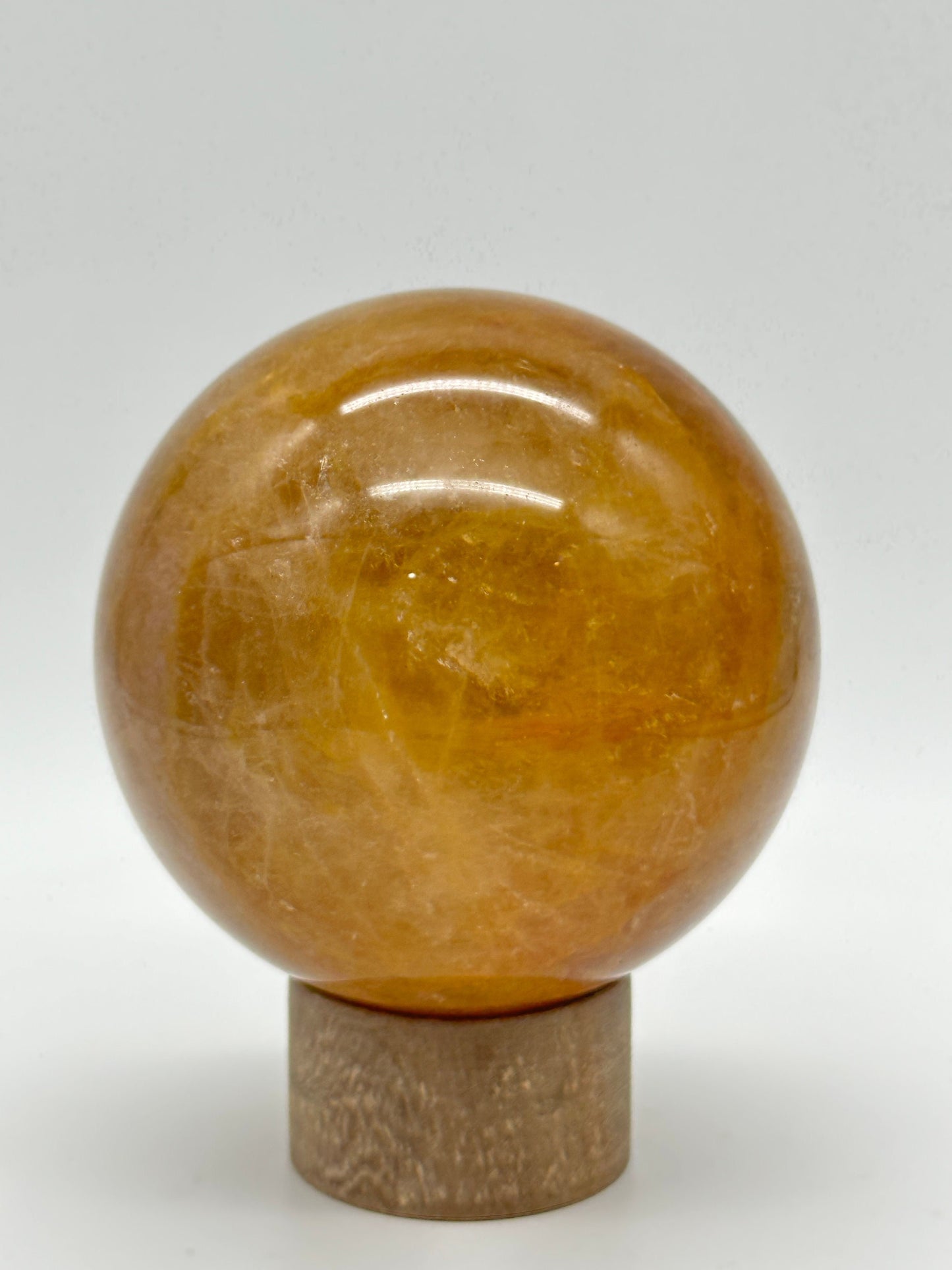 Golden Healer Quartz Sphere, Golden Healer Sphere, 3.2 inches diameter