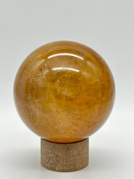 Golden Healer Quartz Sphere, Golden Healer Sphere, 3.2 inches diameter