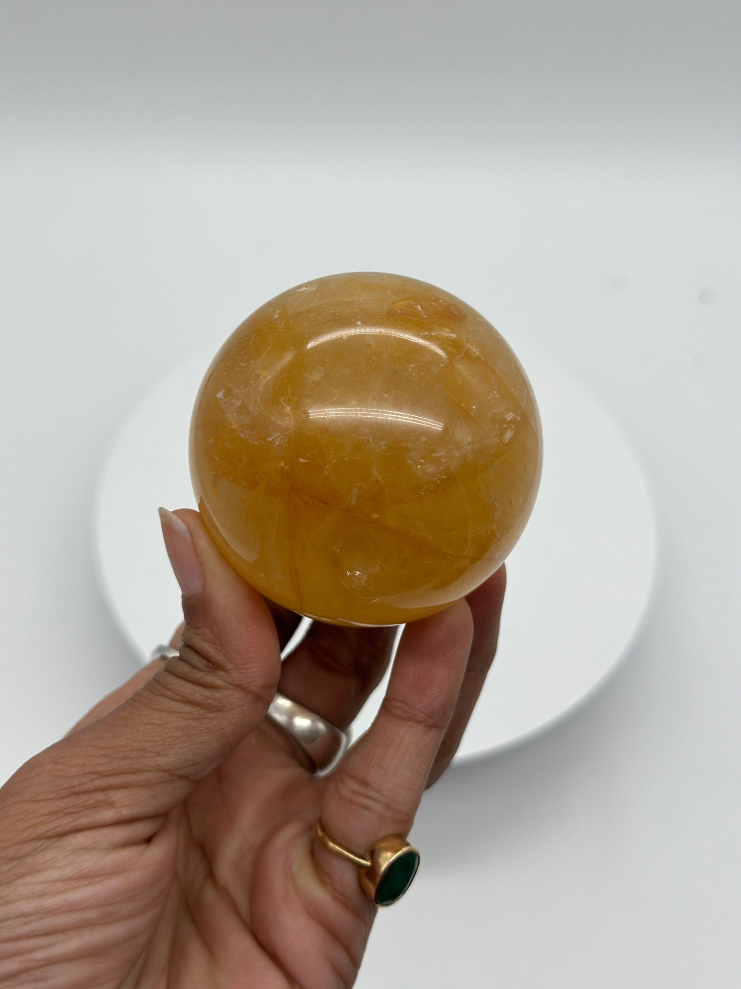 Golden Healer Quartz Sphere, Golden Healer Sphere, 2.9 inches diameter