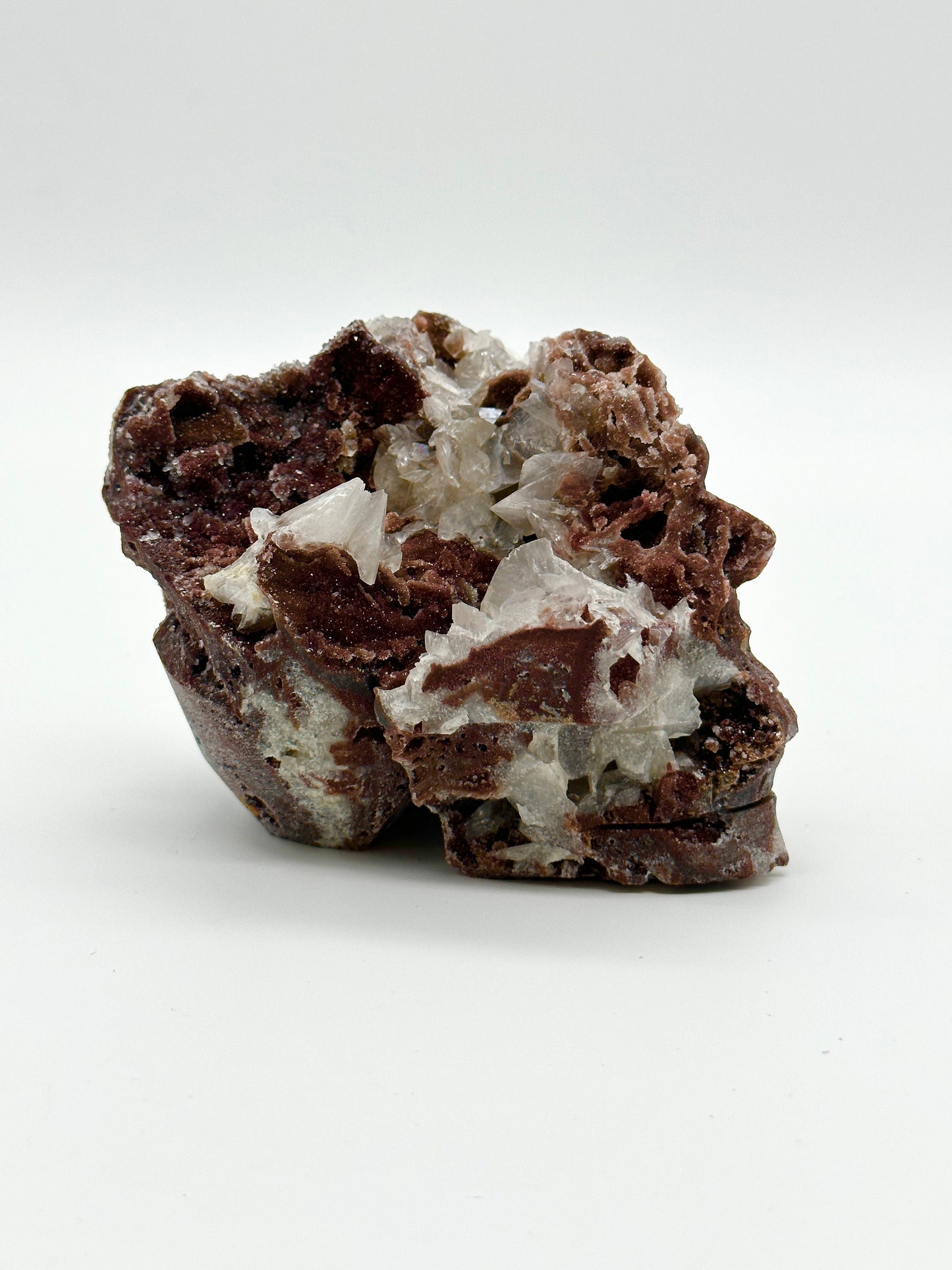 Sphalerite Skull Carving, Red Sphalerite Skull Carving, Skull Carving, Healing crystal, Large Hand Carved 4" Reiki, Chakra Stone