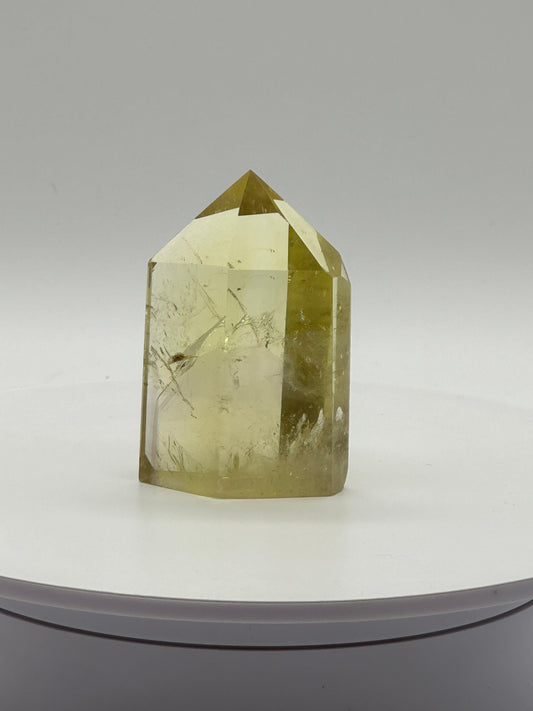 Natural Citrine point with phantom, citrine tower