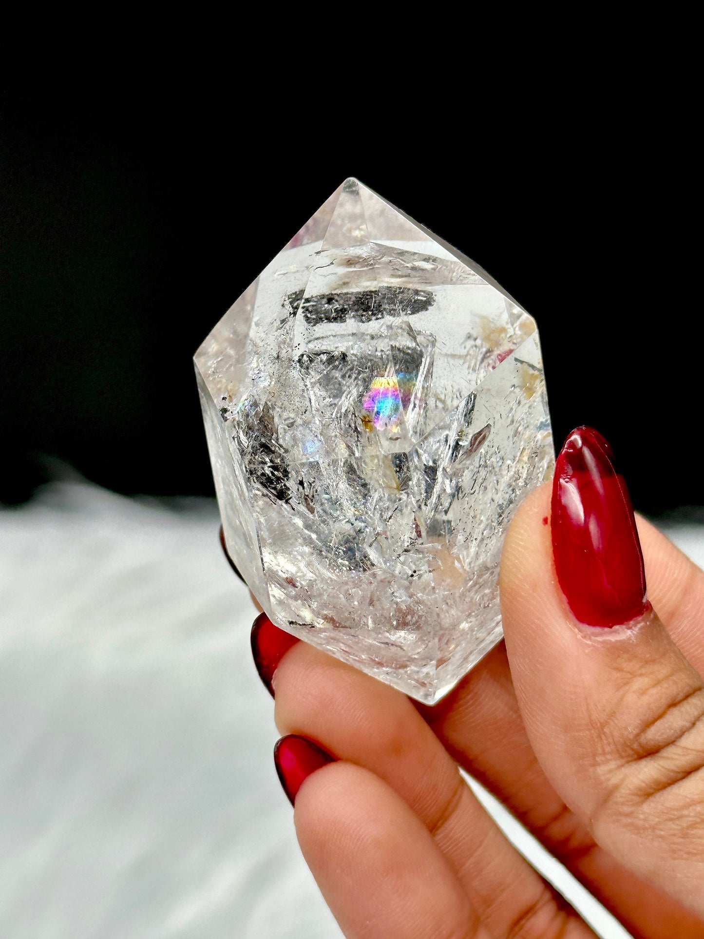 High Grade Genuine Herkimer Diamond Quartz Crystal 71 g 56x45mm, Very Rare Large Gem Crystal