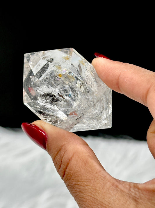 High Grade Genuine Herkimer Diamond Quartz Crystal 71 g 56x45mm, Very Rare Large Gem Crystal