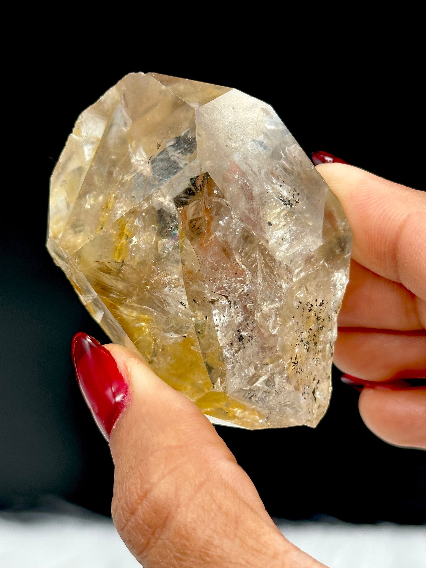 Large Natural Herkimer Diamond Quartz Crystal - 104 grams