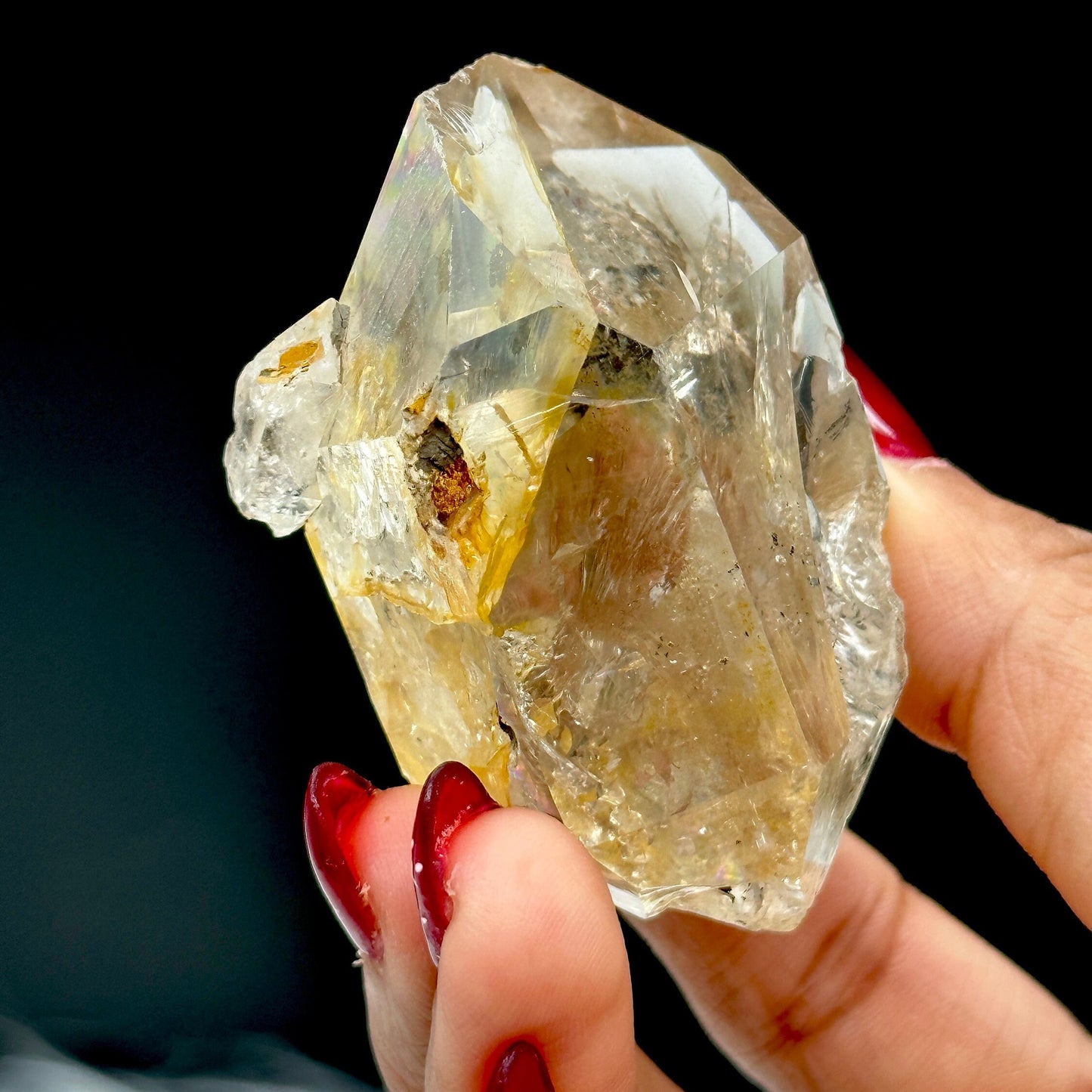 Large Natural Herkimer Diamond Quartz Crystal - 104 grams