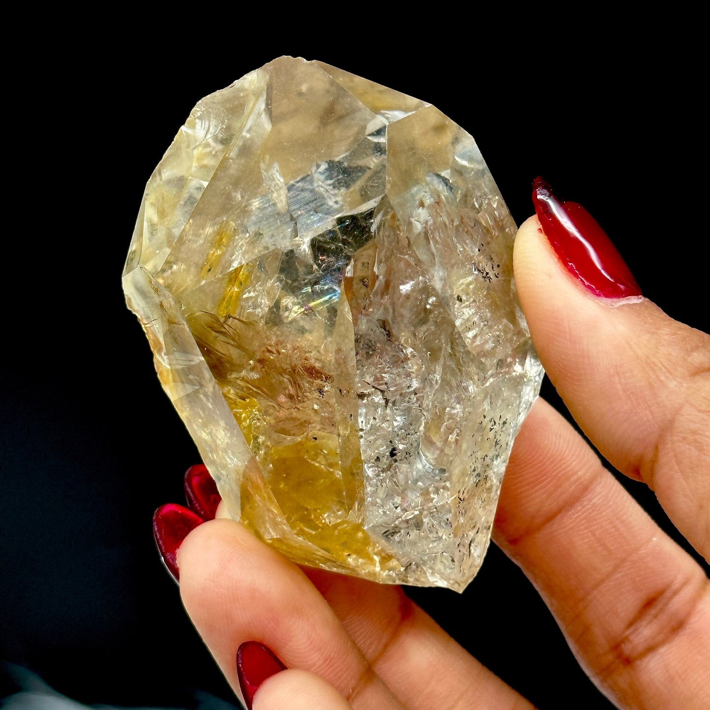 Large Natural Herkimer Diamond Quartz Crystal - 104 grams