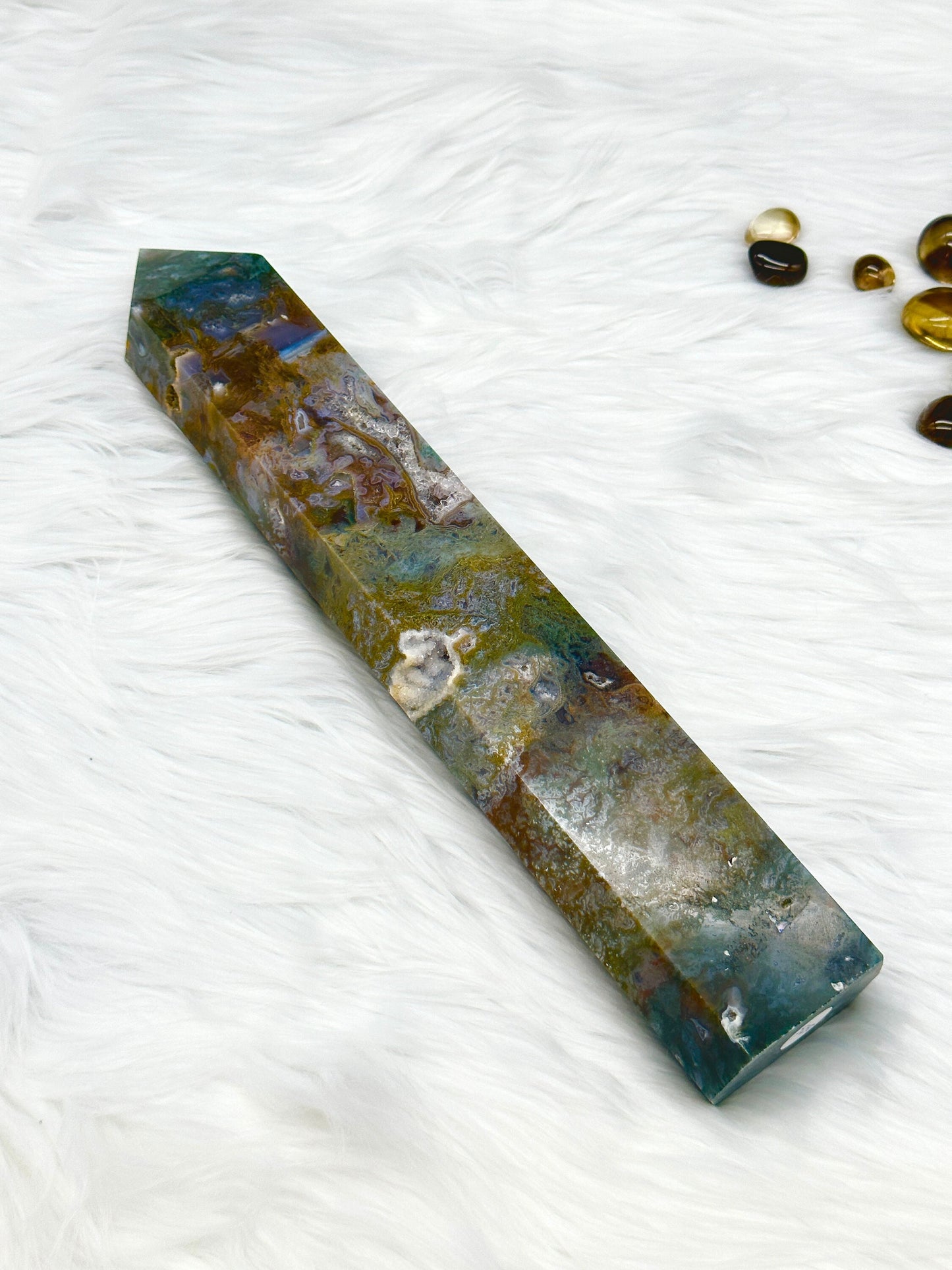 XL Moss Agate Tower, Moss agate Point