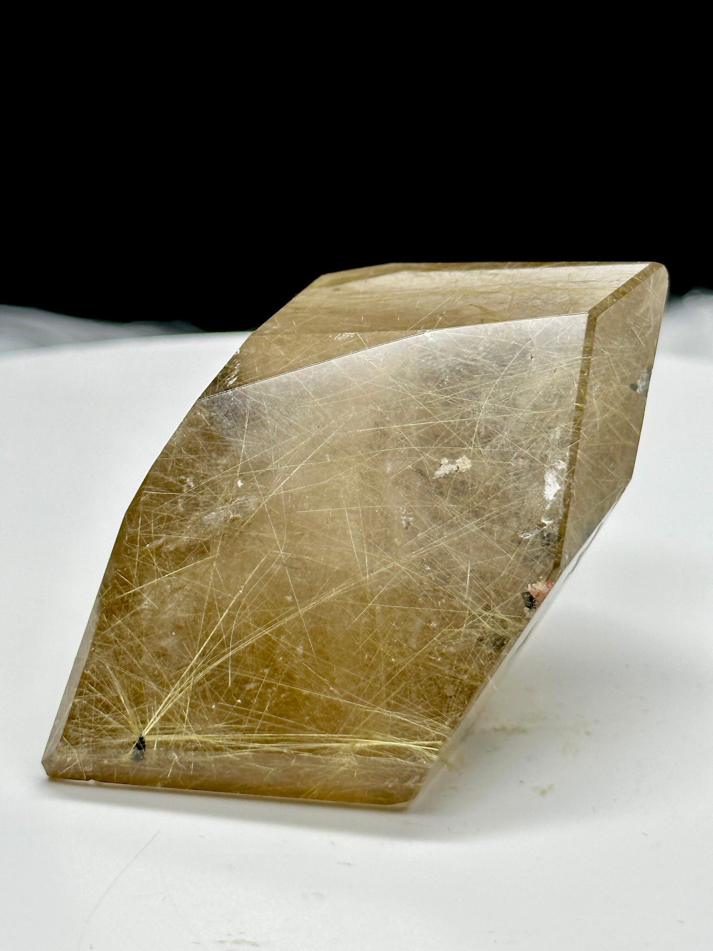 Gold Rutilated quartz freeform , Golden rutile freeform, Gold Rutile Quartz Freeform