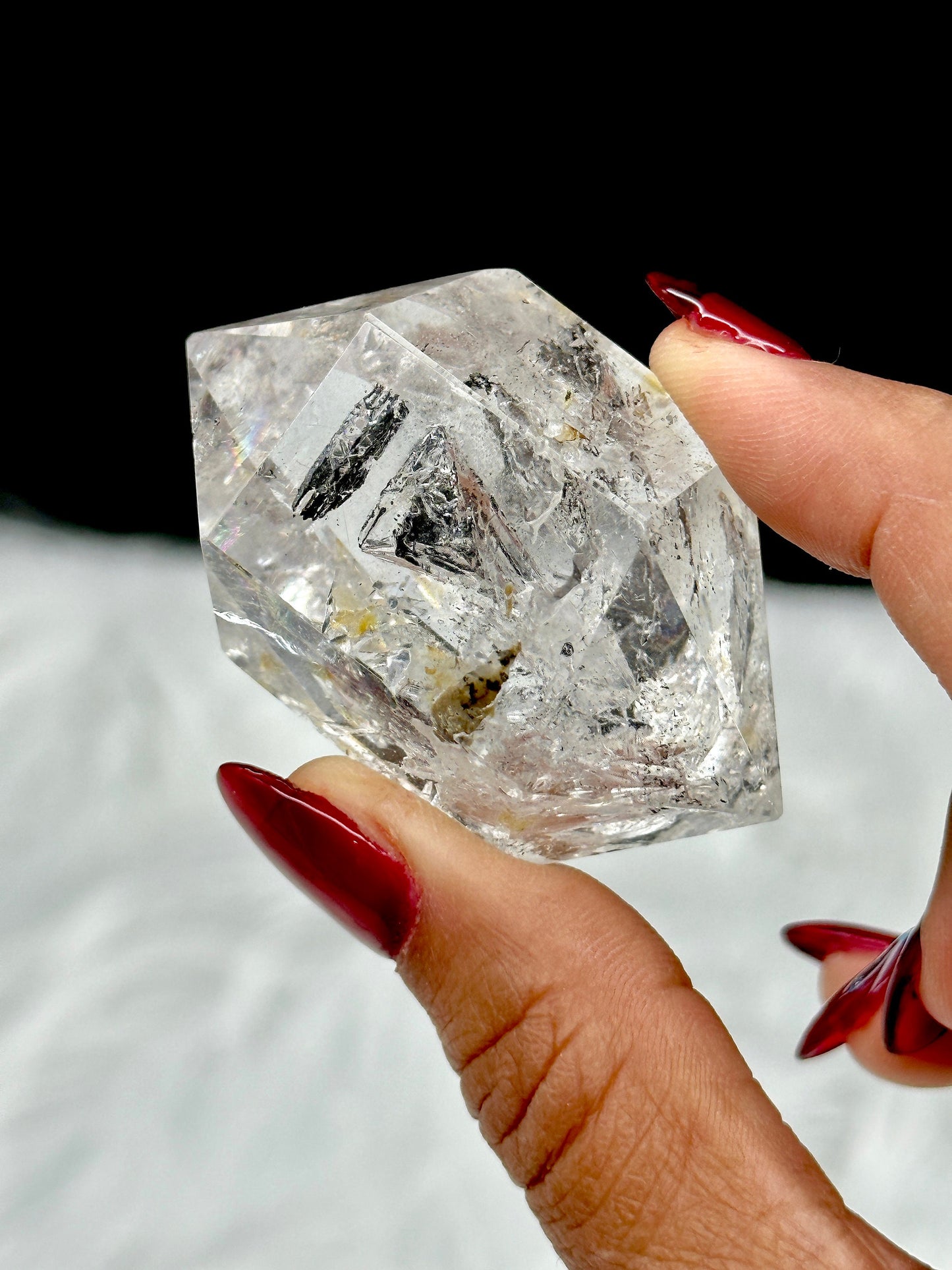 High Grade Genuine Herkimer Diamond Quartz Crystal 71 g 56x45mm, Very Rare Large Gem Crystal