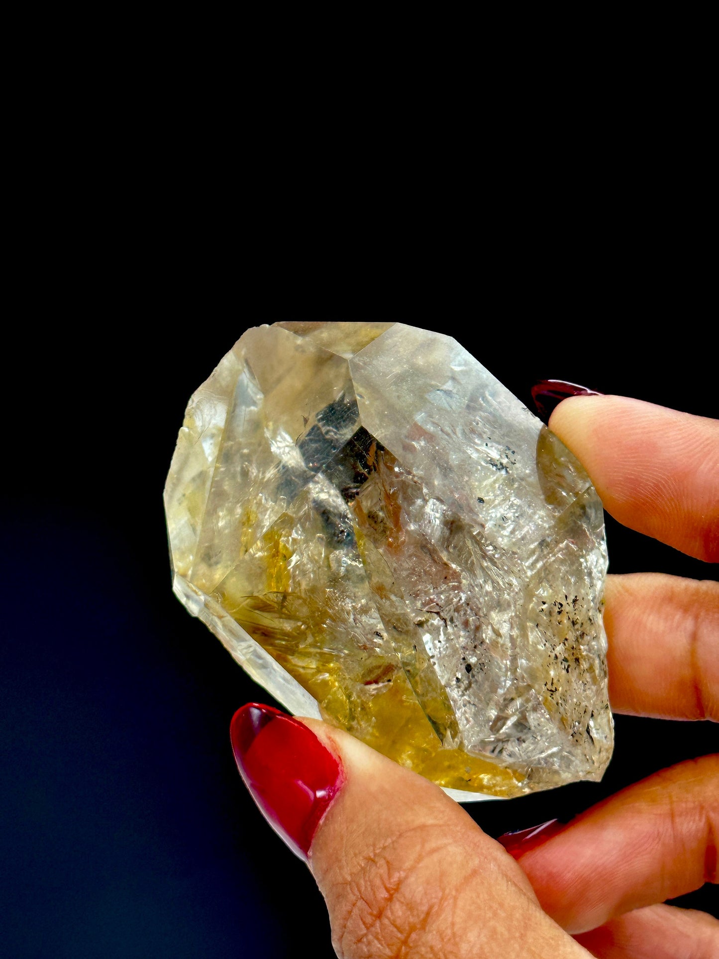 Large Natural Herkimer Diamond Quartz Crystal - 104 grams