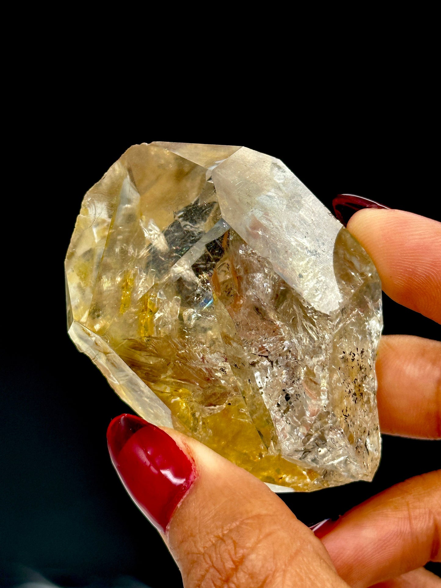 Large Natural Herkimer Diamond Quartz Crystal - 104 grams