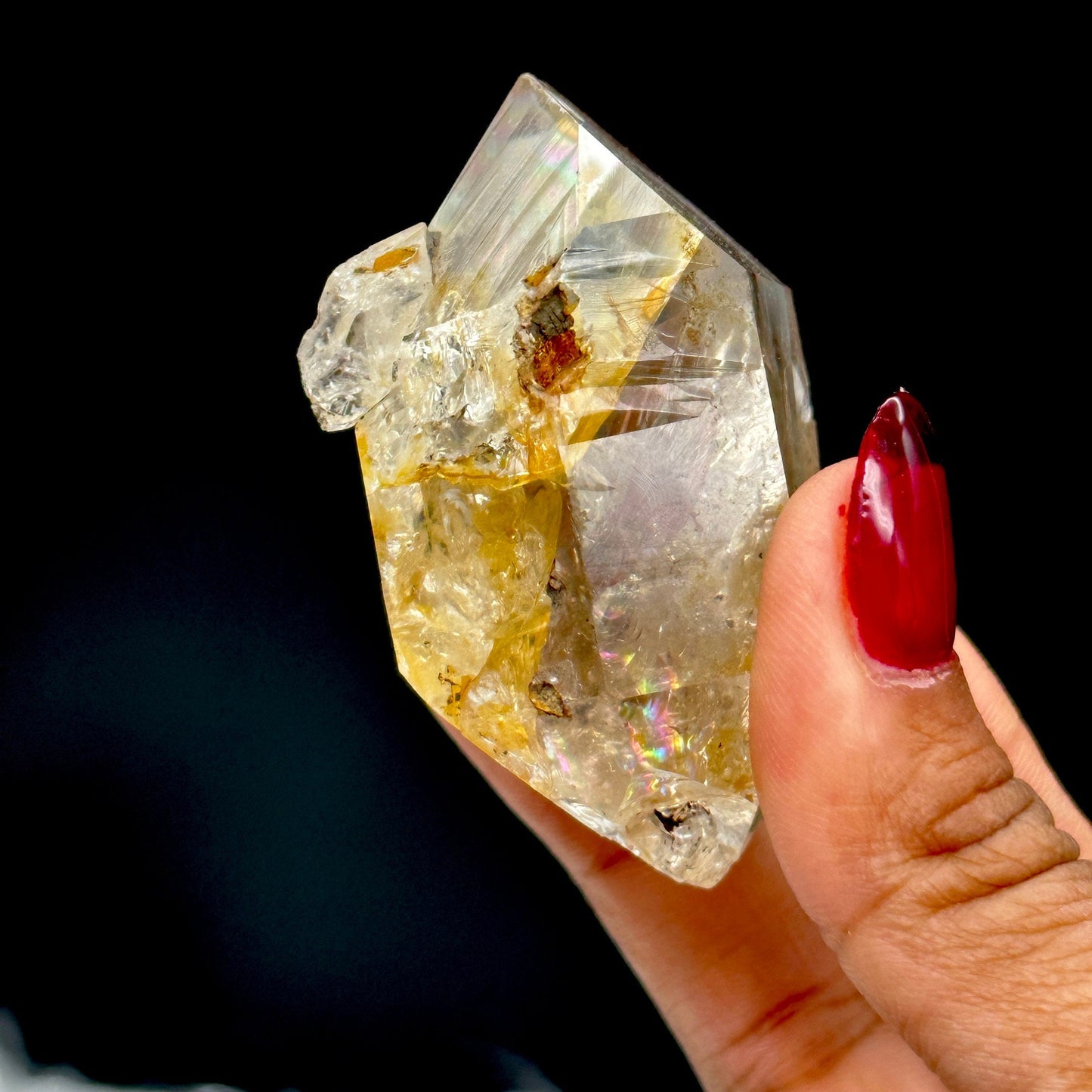 Large Natural Herkimer Diamond Quartz Crystal - 104 grams