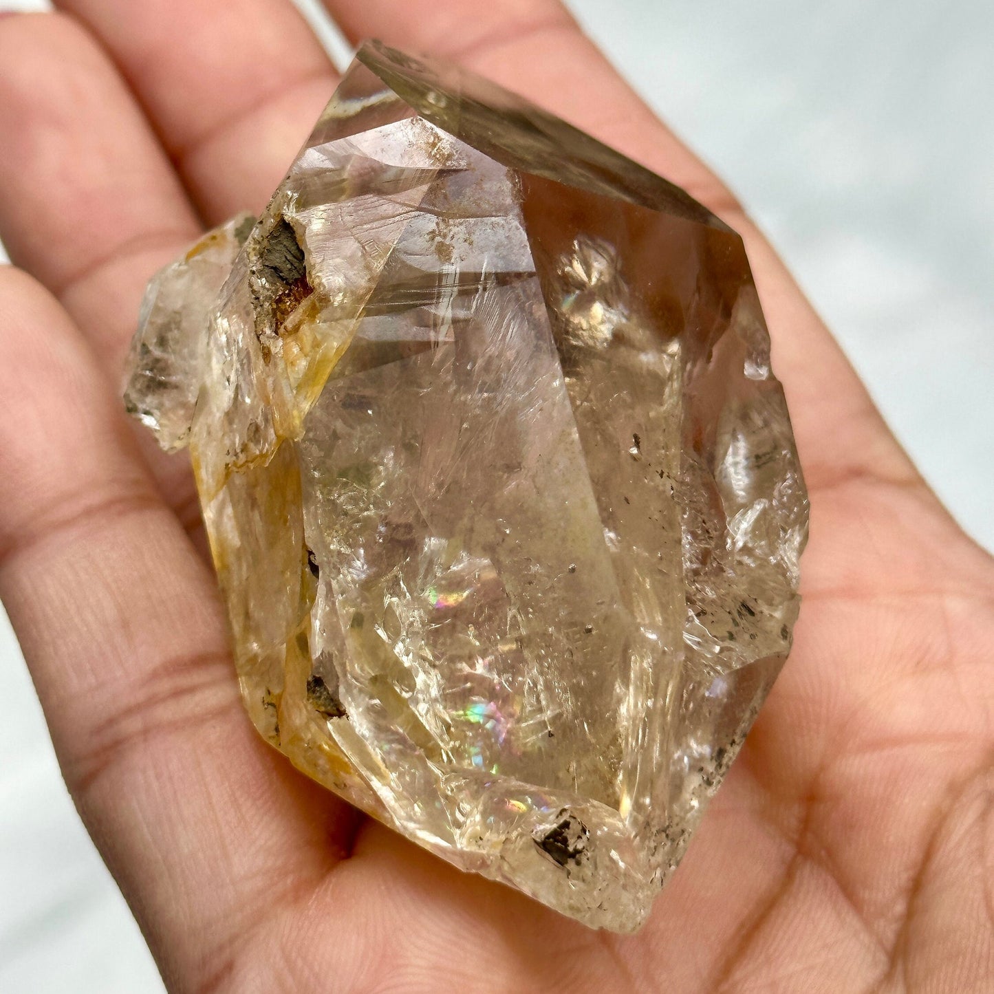 Large Natural Herkimer Diamond Quartz Crystal - 104 grams