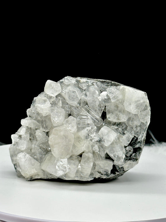 Apophyllite Crystal Specimen on matrix