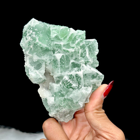 Sugar Fluorite Specimen,  Large Green Fluorite Cluster SPECIMEN,  mineral specimen,