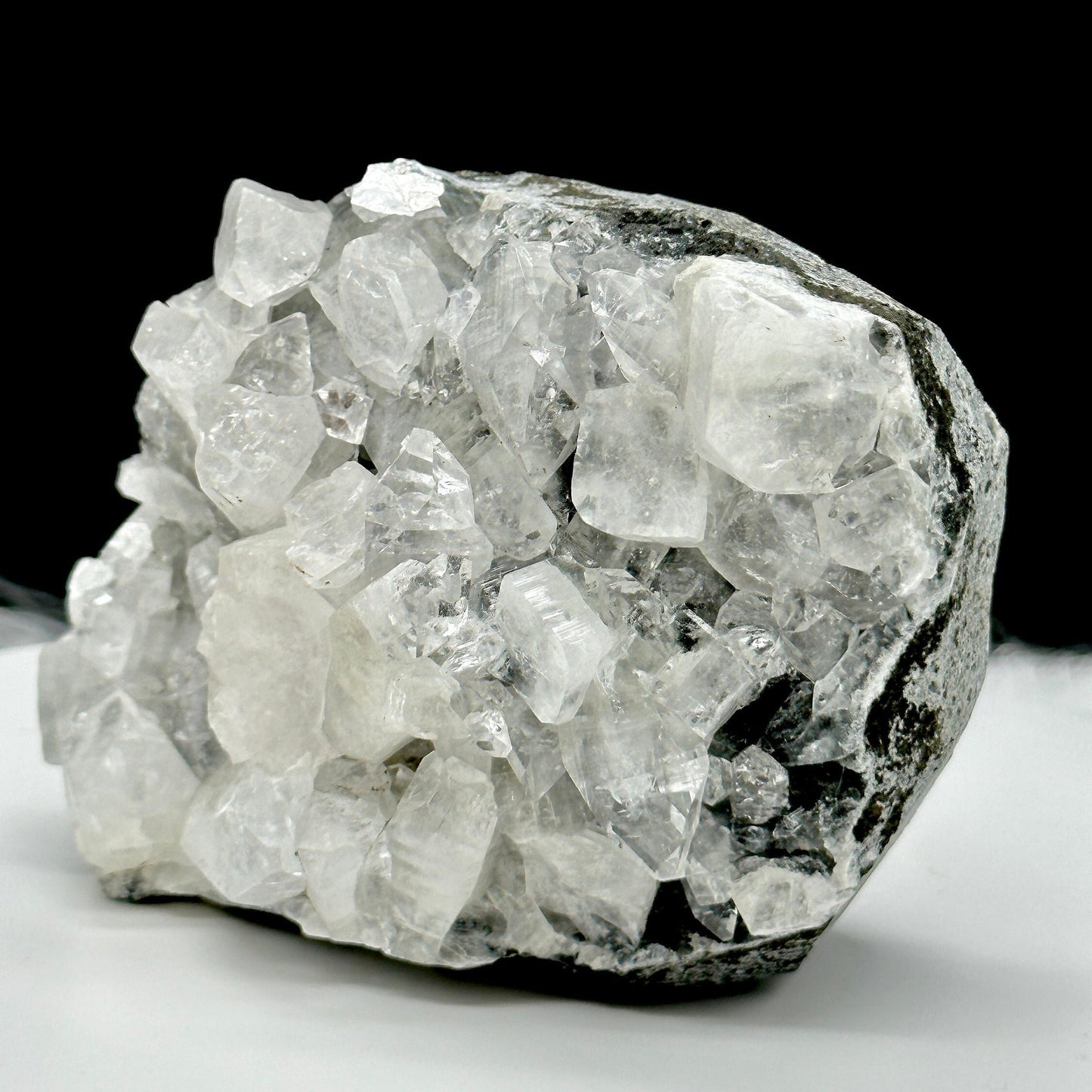 Apophyllite Crystal Specimen on matrix