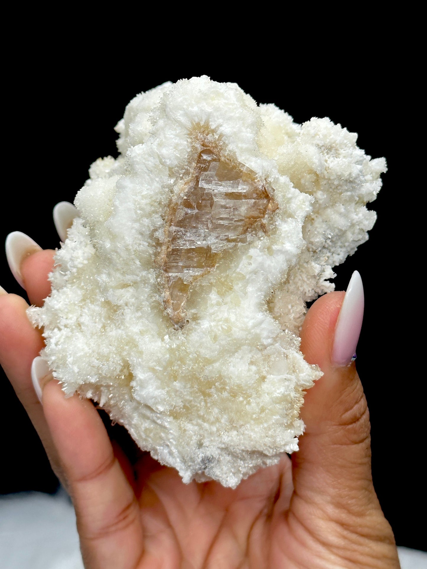 Sparkling Creedite Cluster, Raw Creedite Specimen