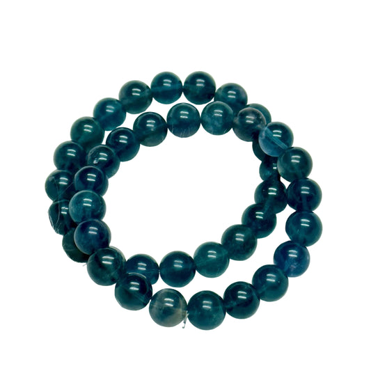 High Quality Blue Fluorite Gemstone Bracelet (10mm)