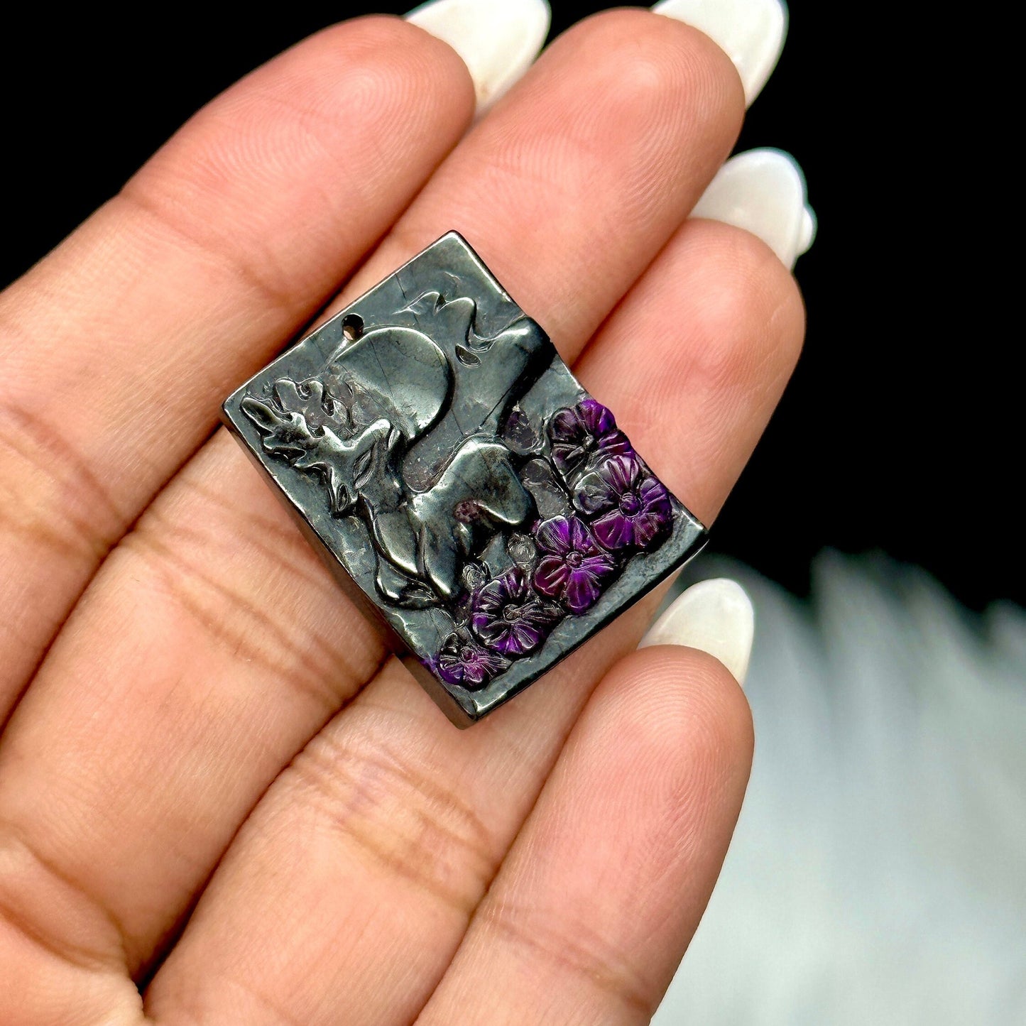 Natural AAA Grade Sugilite Pendant