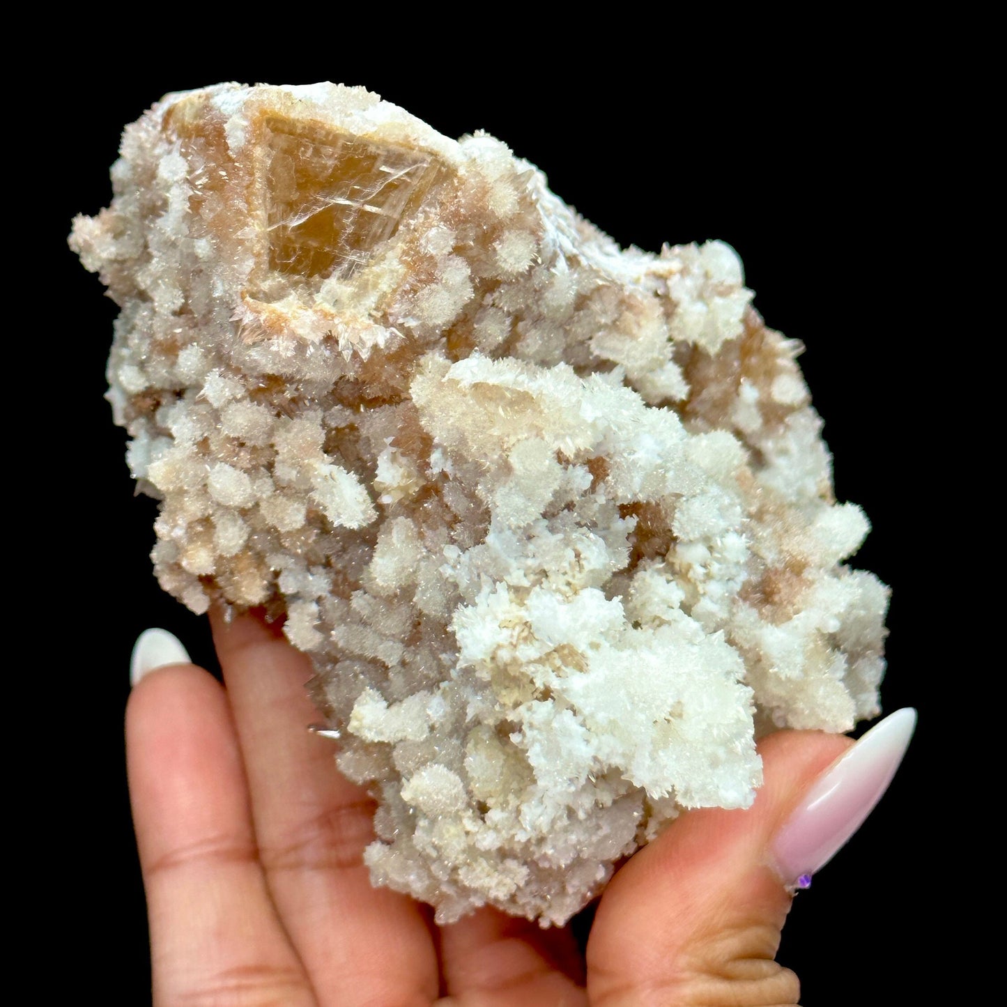 Sparkly Raw Creedite Specimen, Creedite Cluster