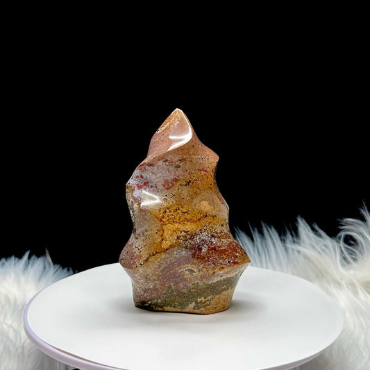 Ocean Jasper Crystal Flame, Ocean Jasper Freeform