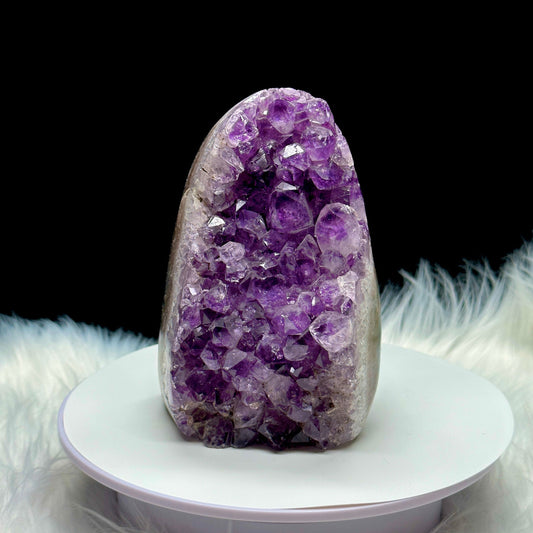 Extra Quality Brazilian Amethyst Geode, Amethyst Cathedral, Raw Amethyst, Amethyst Crystal Cluster - 2kg