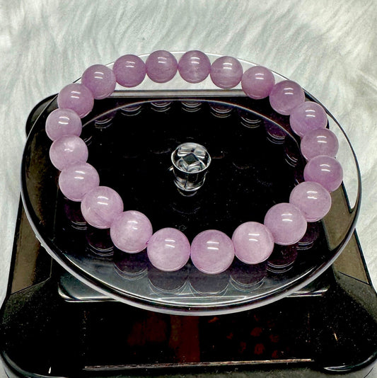 High Quality Natural Kunzite Bracelet - choose from 8mm or 9mm size