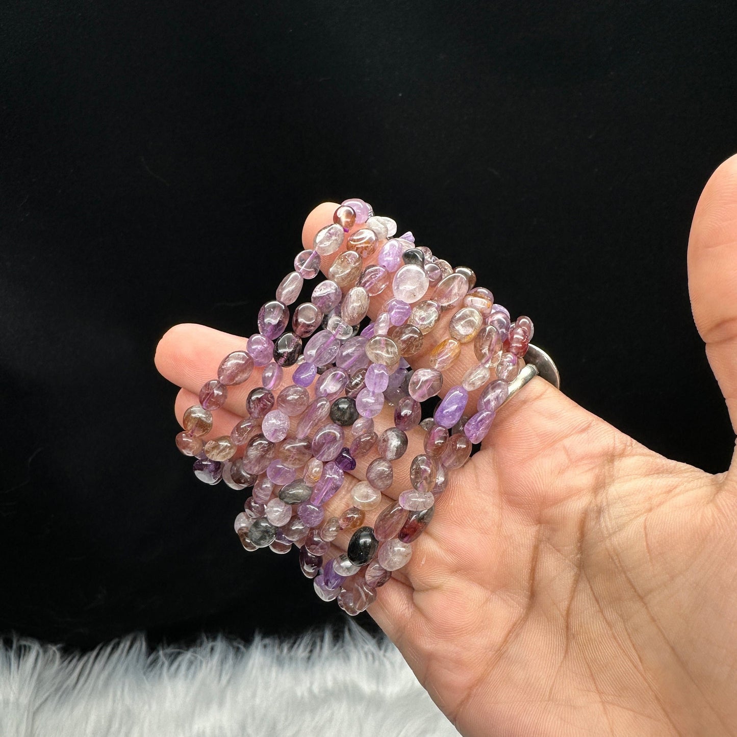 Auralite 23 Nugget Chip Bracelet - Authentic Canadian Auralite