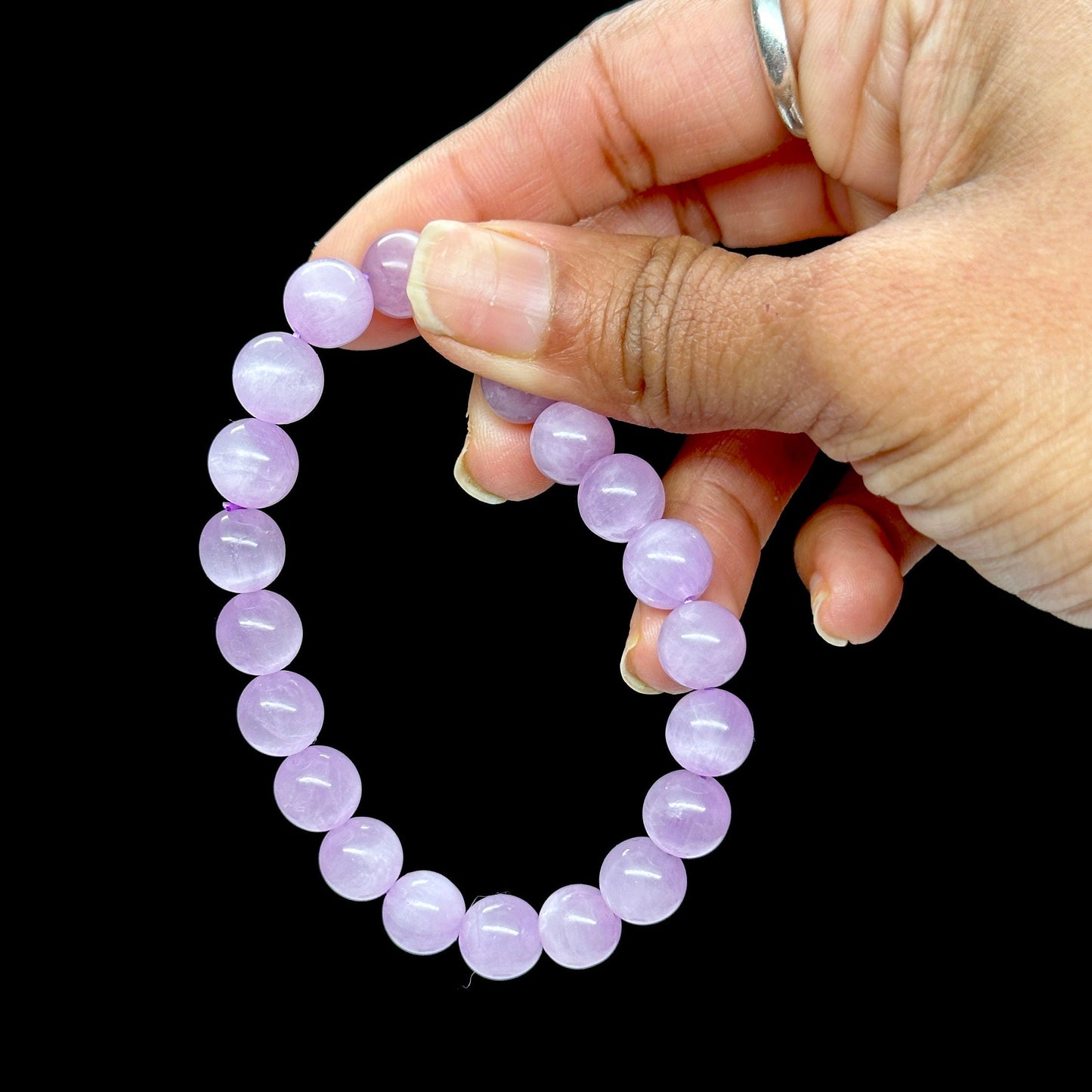 High Quality Natural Kunzite Bracelet - choose from 8mm or 9mm size