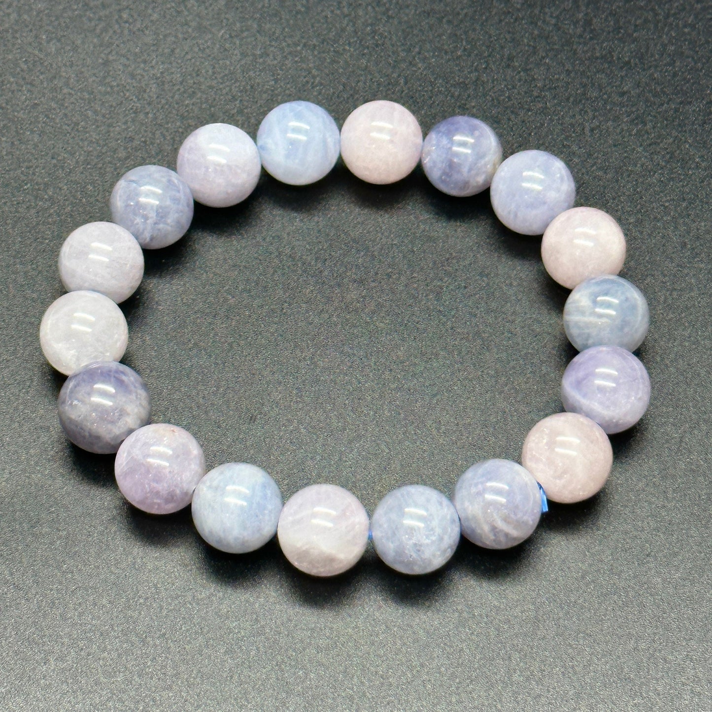 Rare Periwinkle Quartz Bracelet, Perwinkle Rose Quartz Bracelet, Girasol Quartz | Lavender Quartz | Crystal Bracelet - 10mm