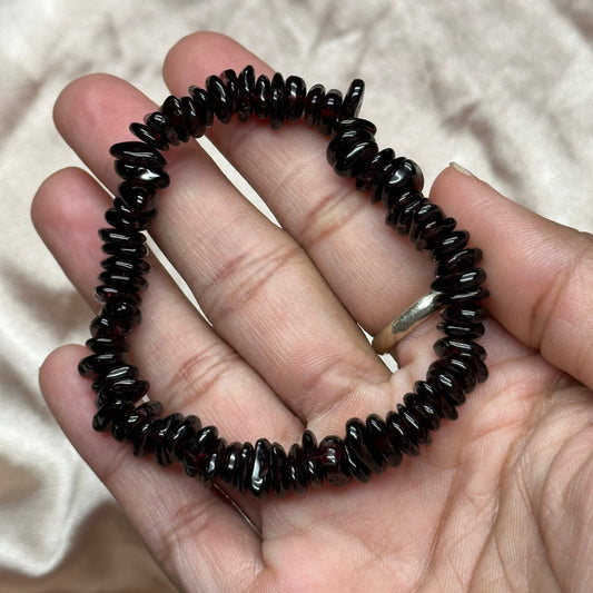 High Quality Garnet Chip Bracelet, Garnet Bracelet