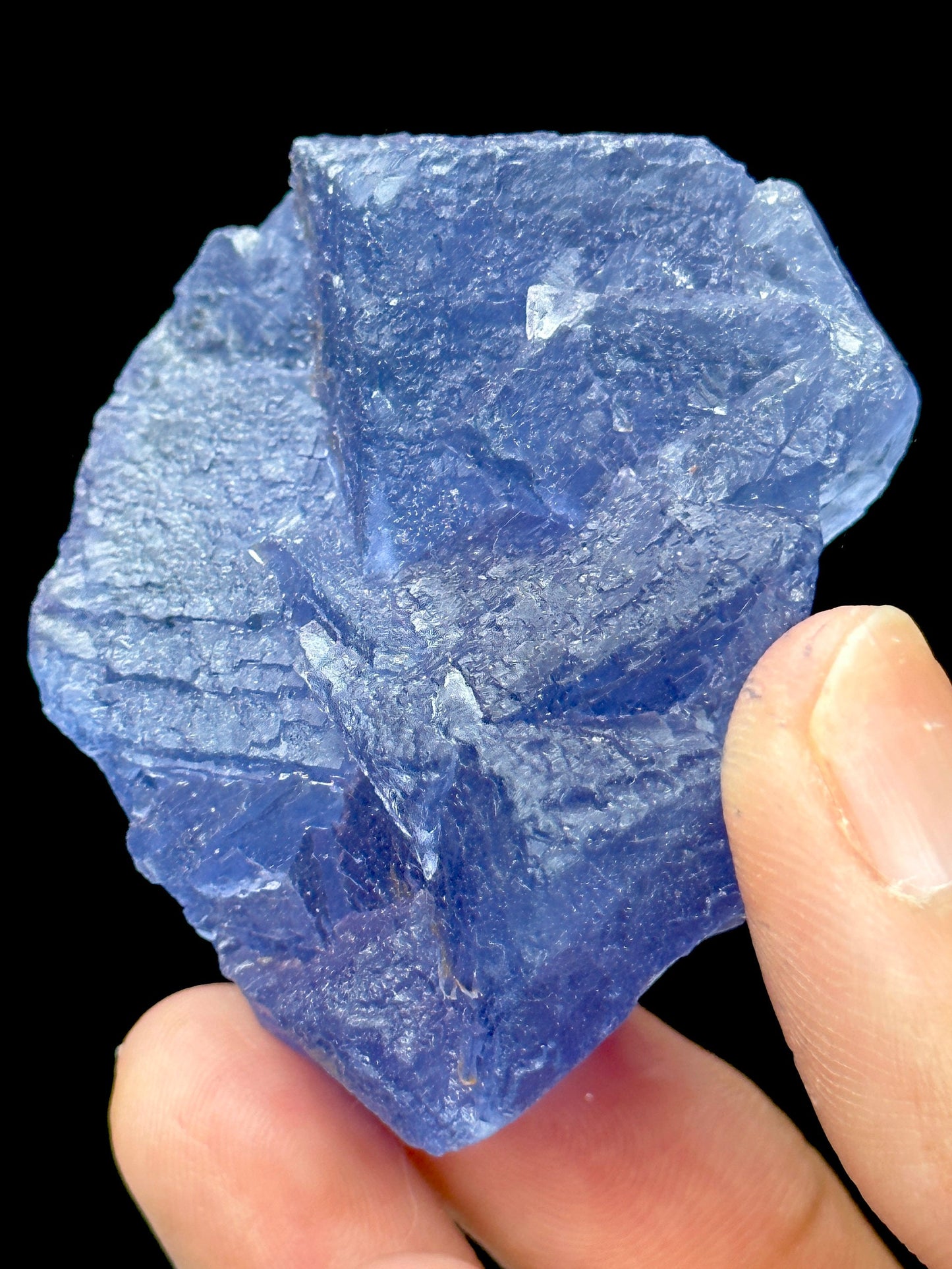 Rare Blue Fluorite Crystal Specimen, mineral specimen - 97 grams