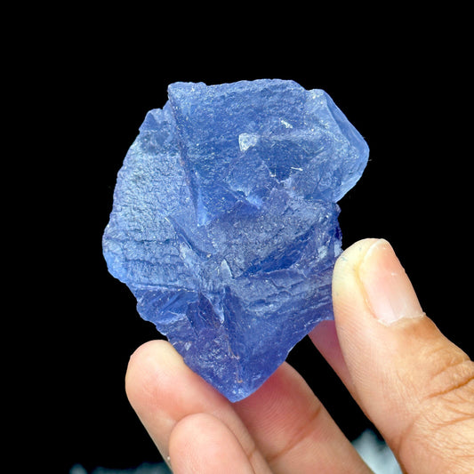 Rare Blue Fluorite Crystal Specimen, mineral specimen - 97 grams