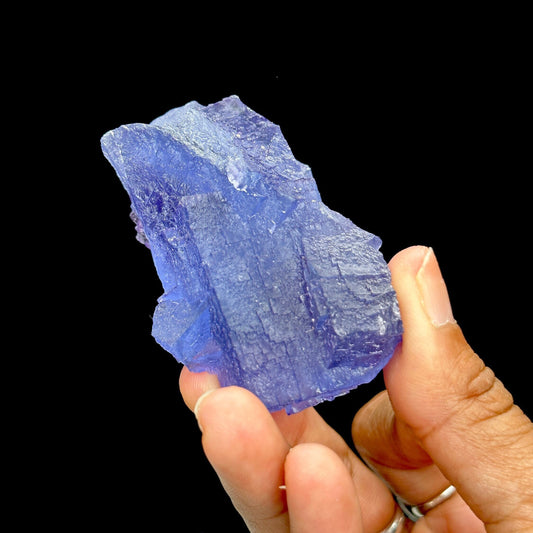 Rare Blue Fluorite Crystal Specimen, 112 grams