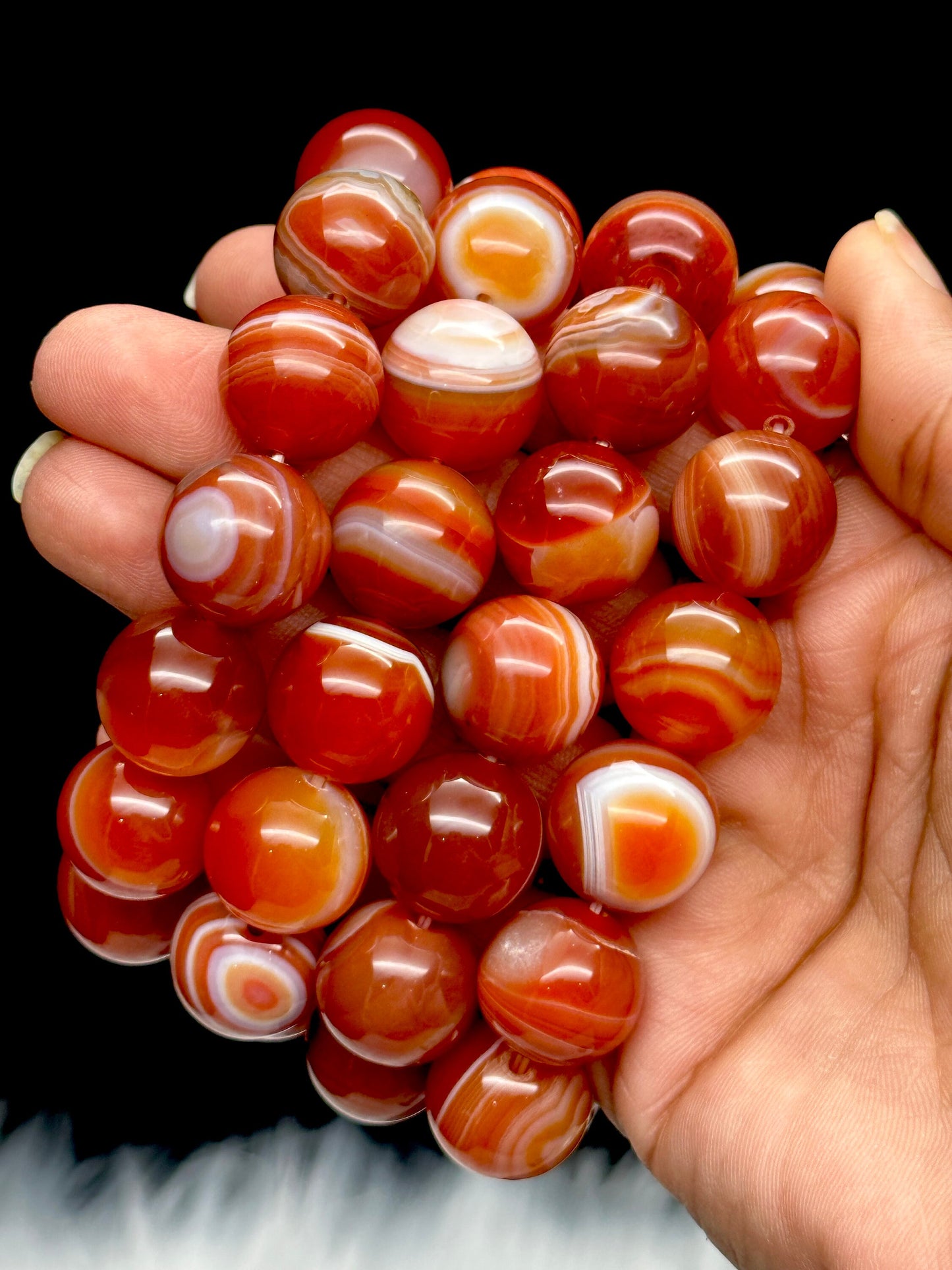 Premium High Quality Carnelian Bracelet Beading 15mm