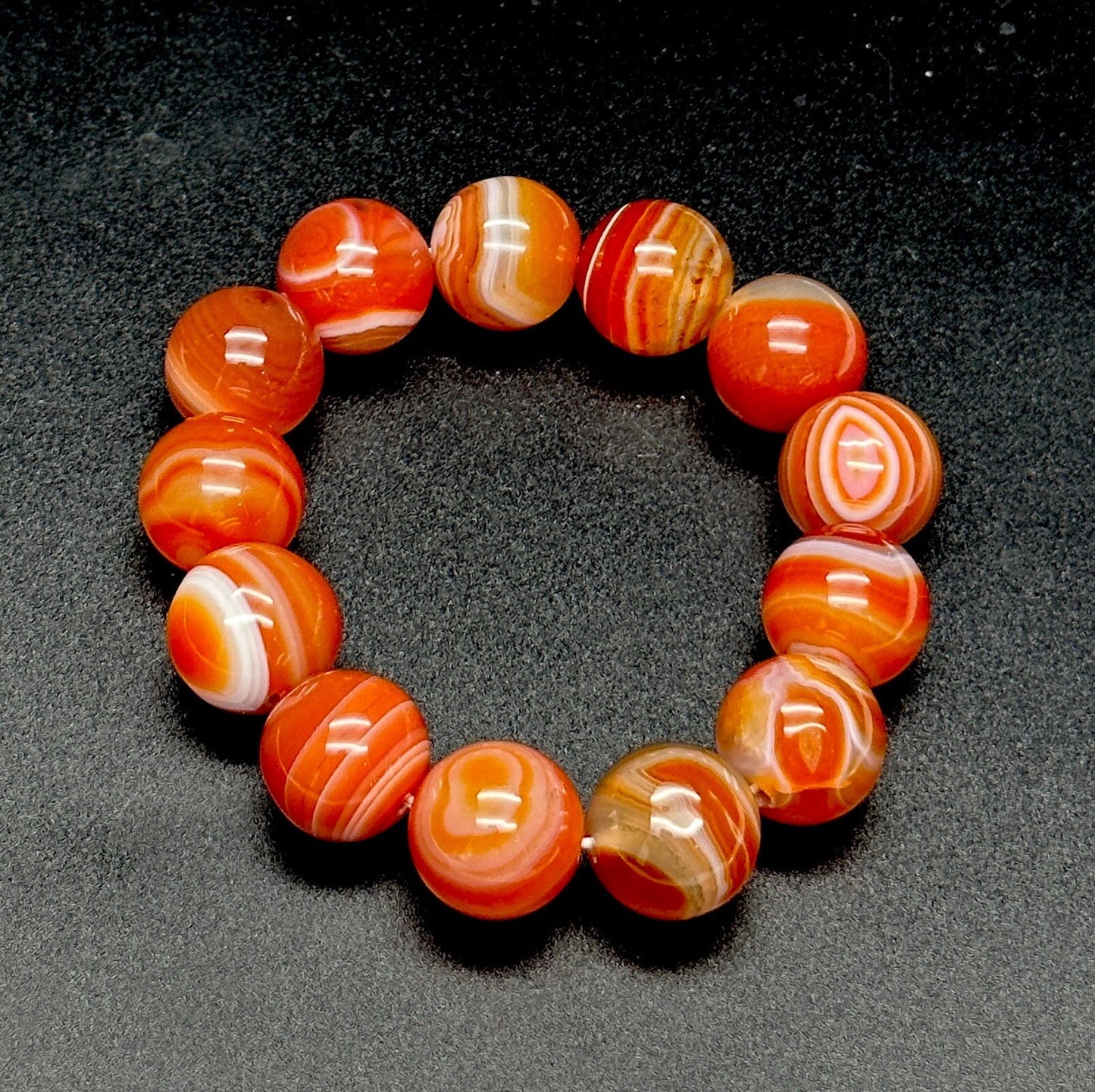 Premium High Quality Carnelian Bracelet Beading 15mm