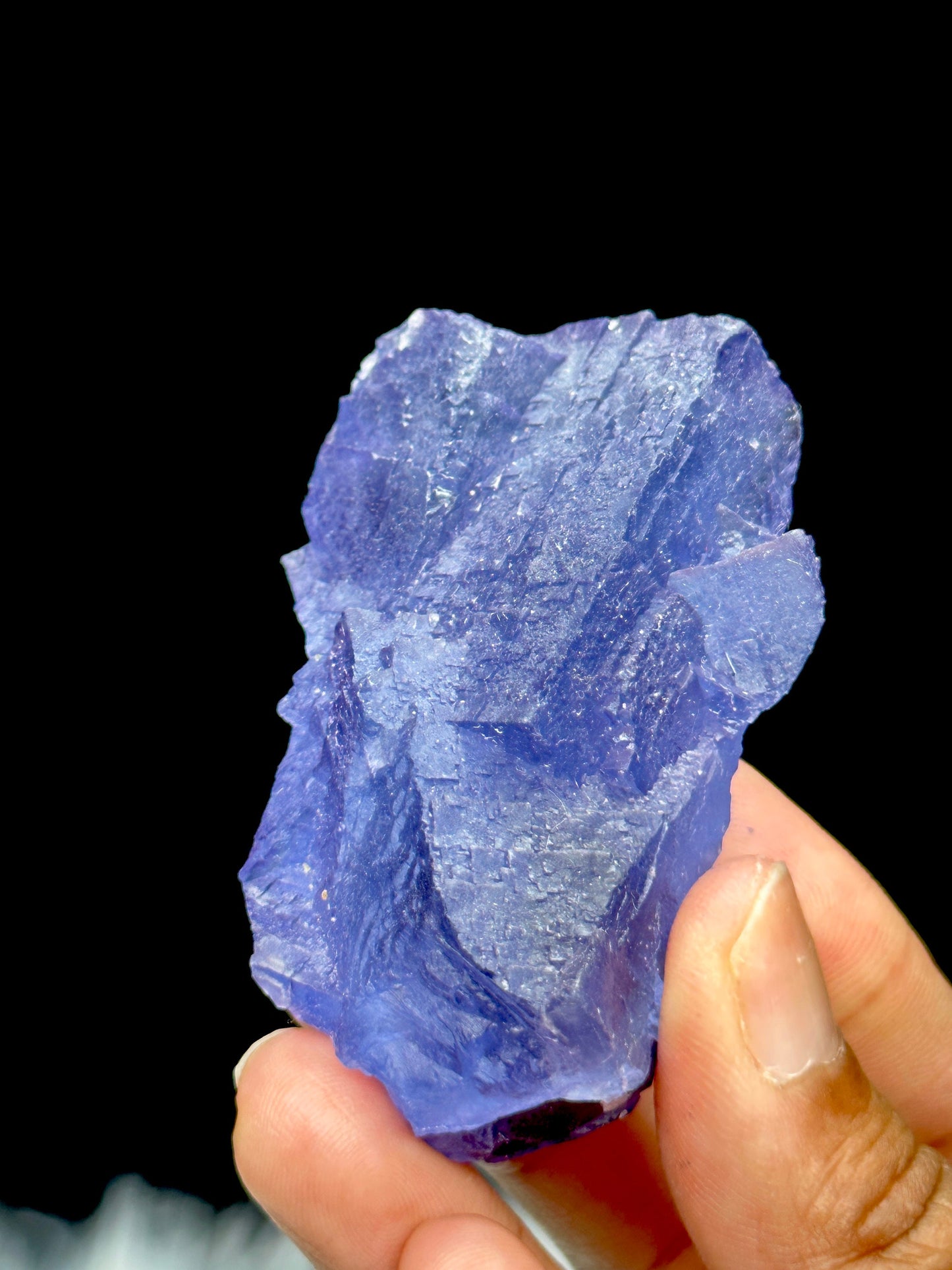 Rare Blue Fluorite Crystal Specimen, 112 grams