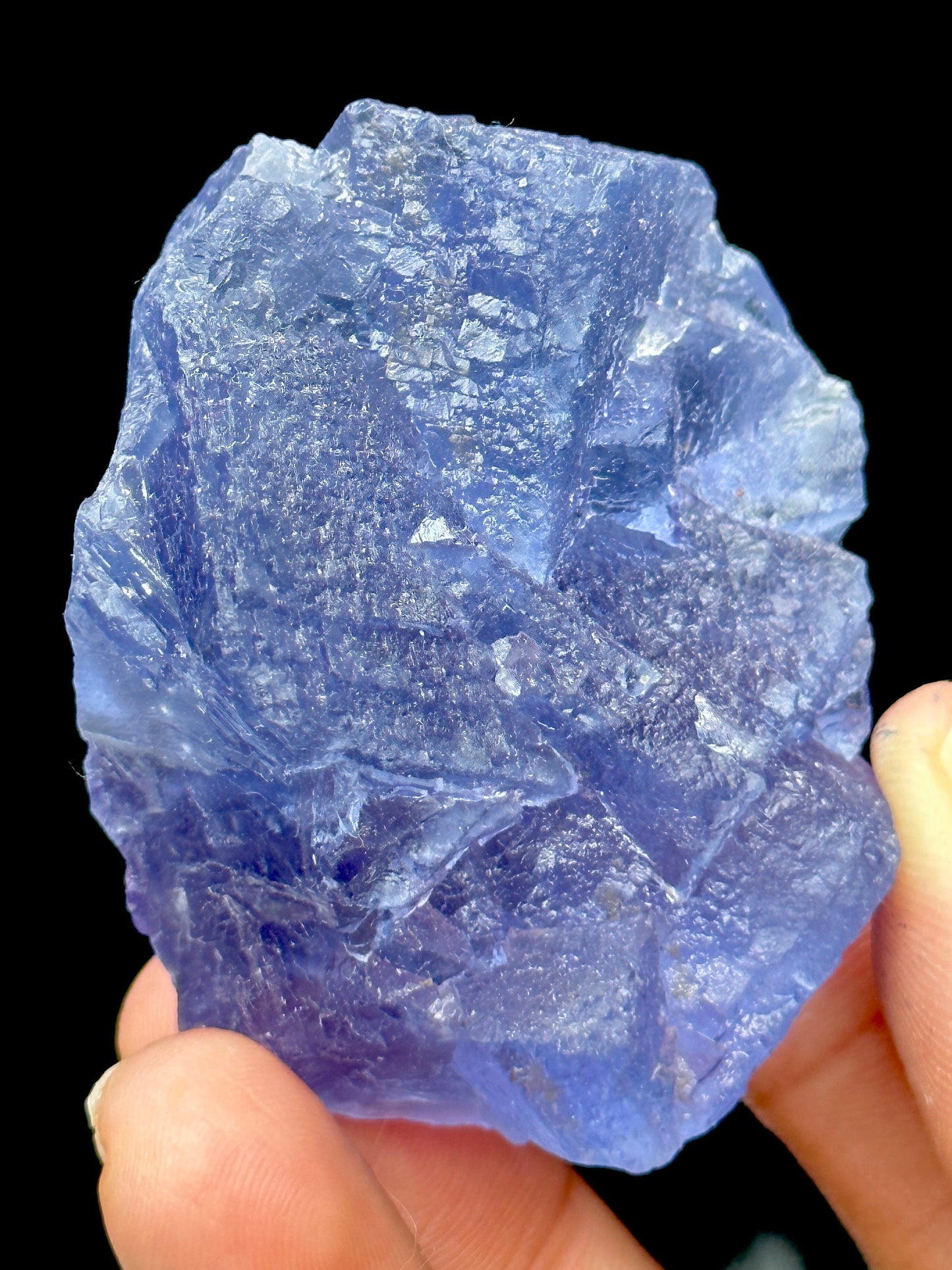 Rare Blue Fluorite Crystal Specimen, mineral specimen - 97 grams