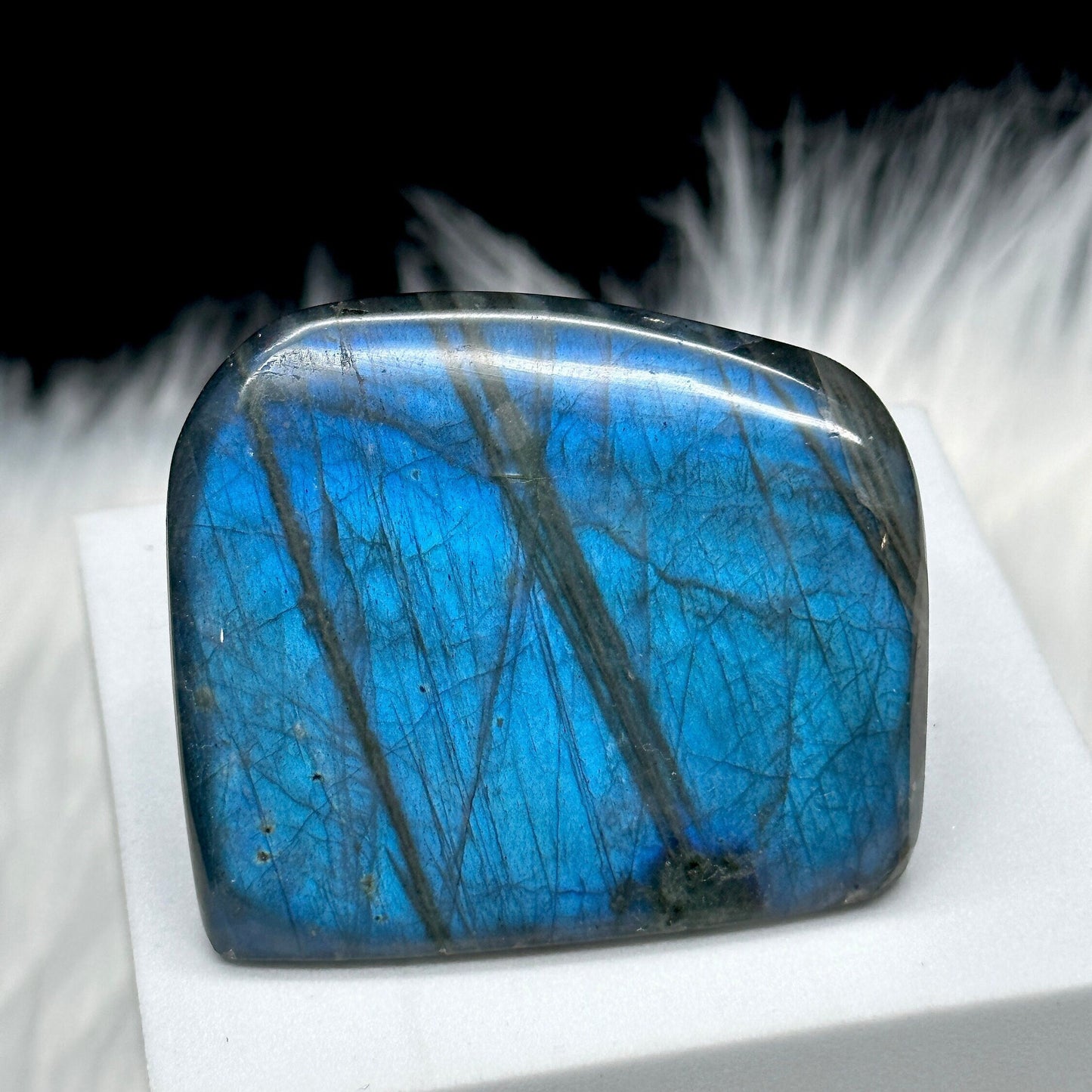 Beautiful Blue Flash Labradorite FreeForm - 155grams